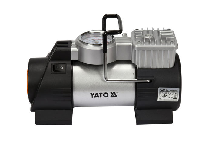 Avtomobilski kompresor YATO YT-73460 z LED lučko 12V 180W