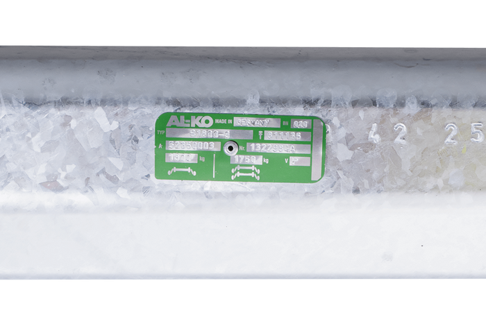 AL-KO EURO zavorna os za prikolico / avtovleko 1800kg 1750mm 2250mm 5x112