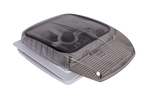 Avtomatski strešni ventilator PUNDMANN PLUS FAN za avtodome z osvetlitvijo, rolo zavesa 400×400 mm