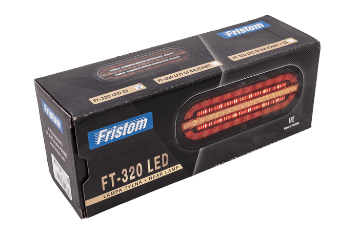 FRISTOM FT-320 LED zadnja svetilka, 3 univerzalne funkcije