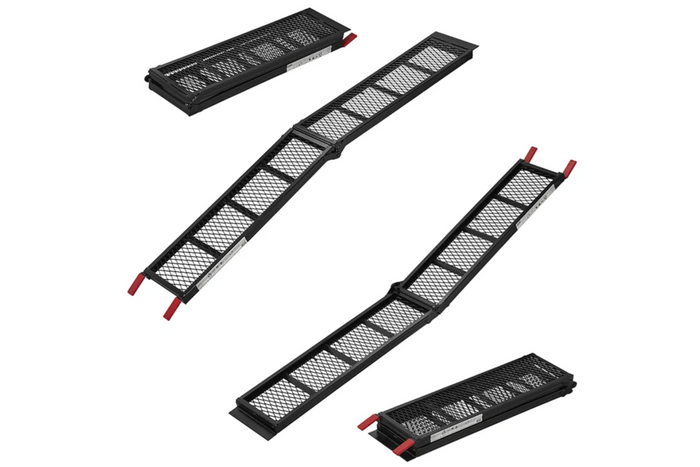 ProPlus 390094 zložljive jeklene rampe za prikolice 203 cm 680 kg komplet 2 kosov
