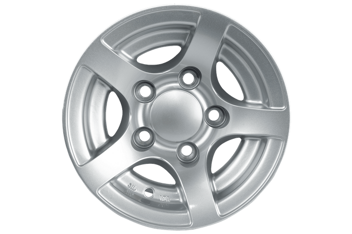 Aluminijasto platišče za prikolico KENDA 6Jx10"H2 5x112 ET:-4