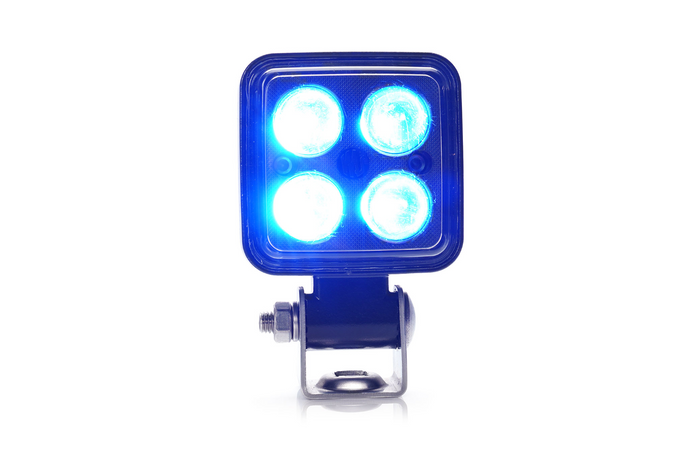 WAŚ 2243 W267 LED varnostna svetilka, modra opozorilna svetilka