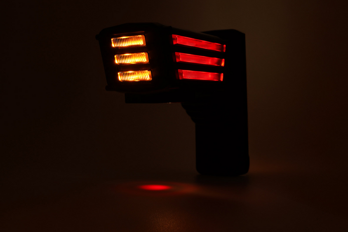 WAŚ 2550L W297.3.1 SPOT LED leva pozicijska luč na kratkem kraku