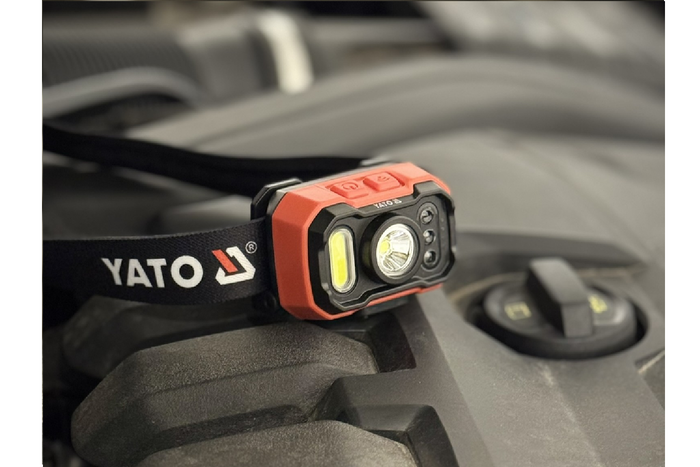 YATO YT-085942 LED naglavna svetilka s senzorjem gibanja 1000lm