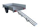 Zložljiva aluminijasta klančina UNITRAILER ALR002 za prikolico 221 cm 340 kg s pasom