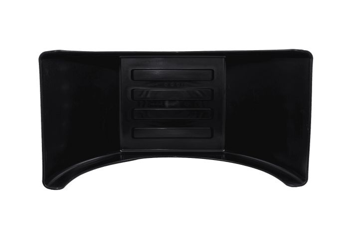 Dvojni blatnik za prikolico 15-16" DOMAR DK3120 raven blatnik 1000/510 mm z belim platiščem